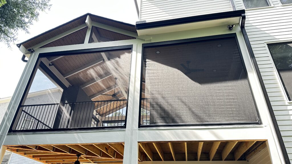 New motorized screen installation near you